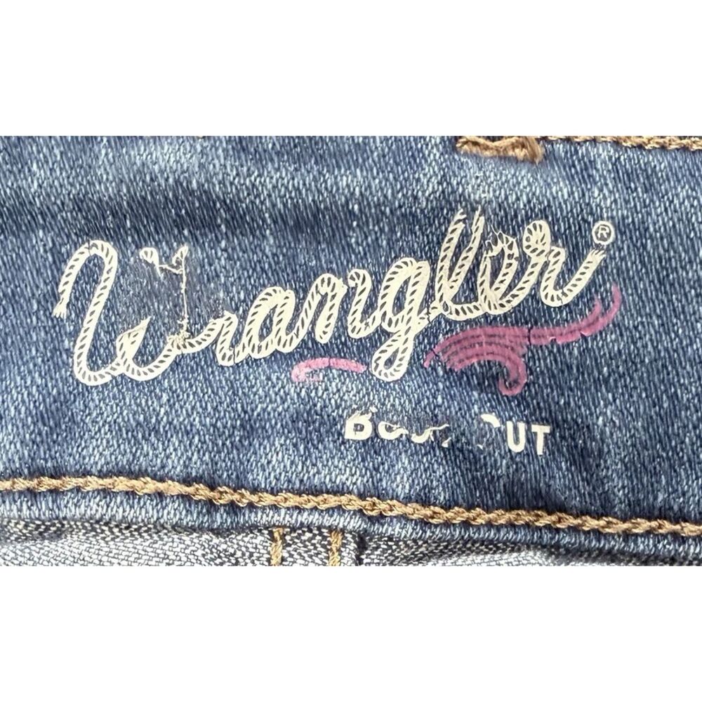 Wrangler Bootcut Jeans Retro Low Rise Western Cowgirl Womens Sz 5/32 (Fit 28x31) - Picture 8 of 10